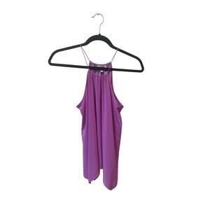 Express Violet Camisole Tank Top Size XS Flowy Boho Violet Oversize NWT #5727